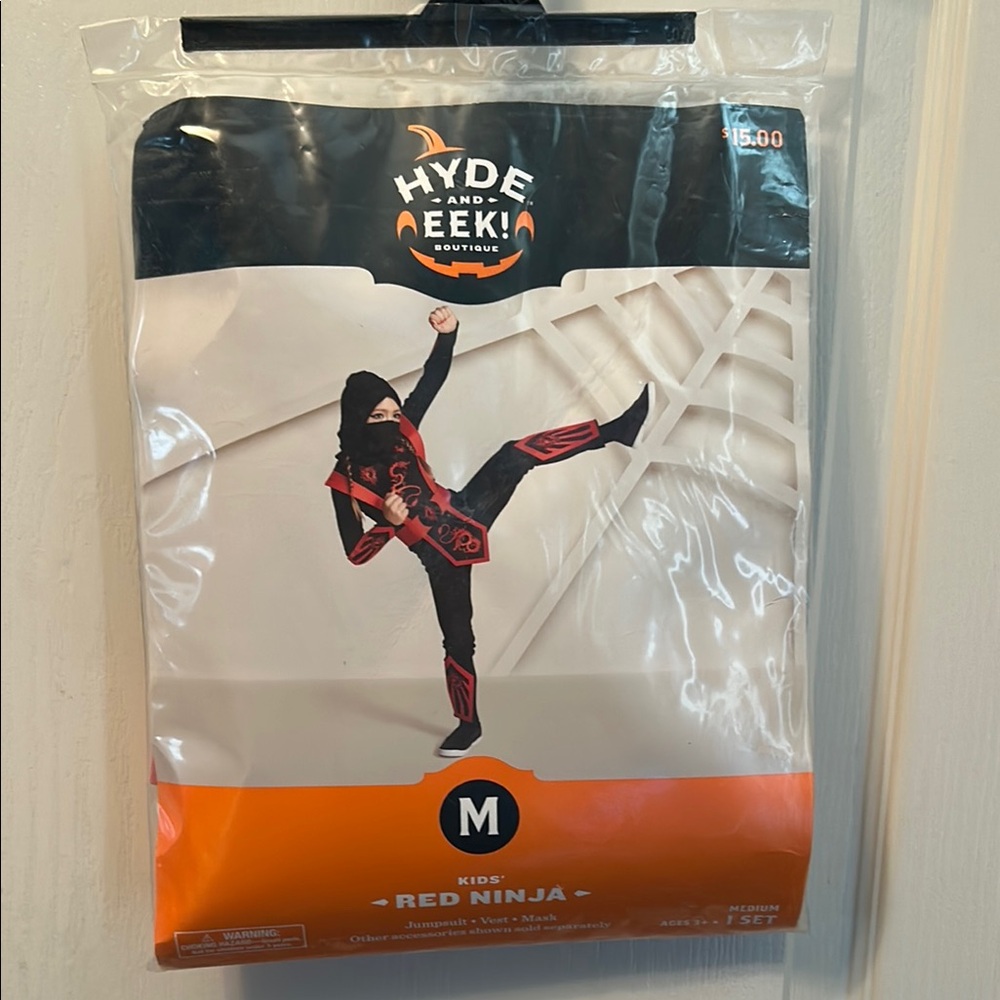 Hyde and Eek! Kids Red Ninja Costume